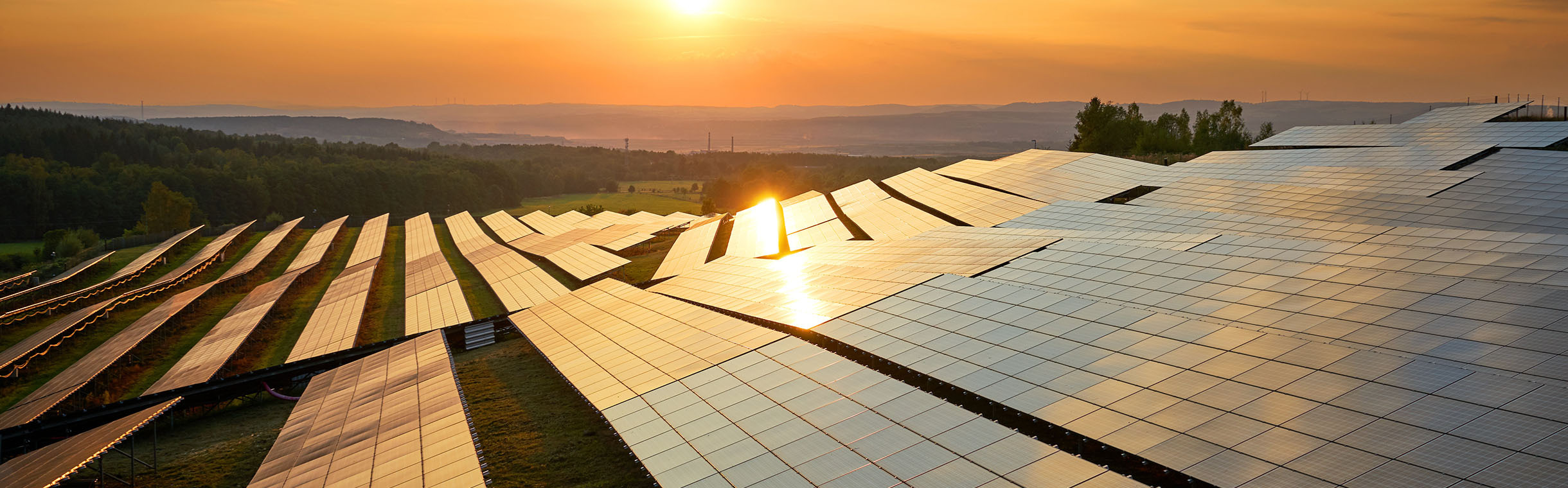 photo of solar panel array