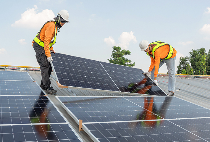 contractors on roof