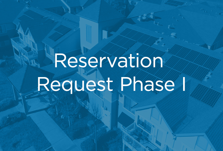 Reservation Request Phase 1