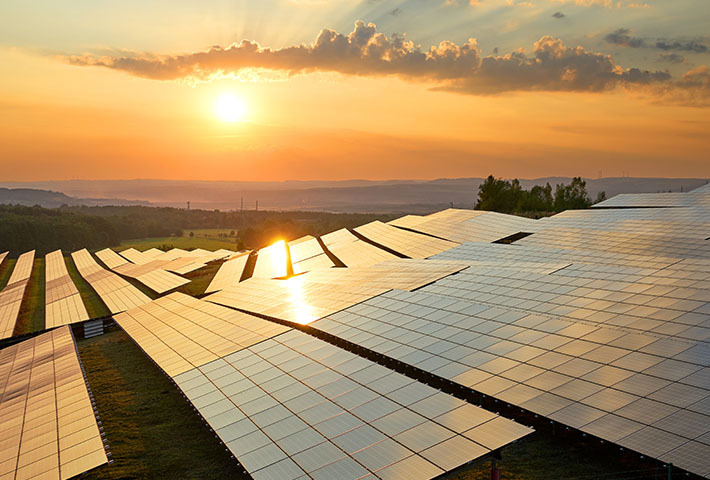photo of solar panel array