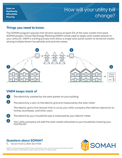 how your utility bill change flyer